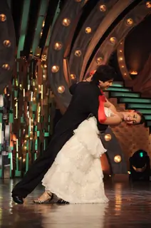 Shahid Kapoor on the sets of Just Dance in Filmcity, Mumbai