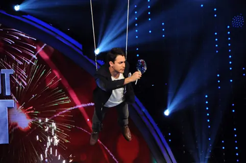 Imran Khan on the sets of India's Got Talent