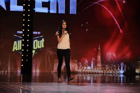Katrina Kaif on the sets of India's Got Talent