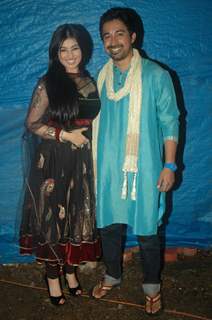 Ayesha Takia and Rannvijay Singh at the audio launch of film MOD at Andheri Cha Raja, Veera Desai Ro