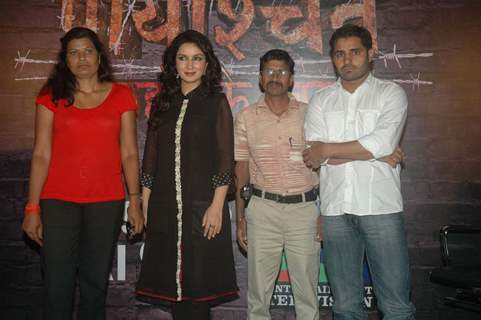 Tisca Chopra at Sony's Prayaschit serial launch