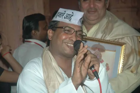 Sunil Pal at Andheri Ka Raja