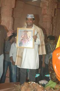 Sunil Pal at Andheri Ka Raja