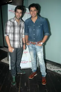Gaurav Khanna and Kinshuk Mahajan at Ritz Jee Le Ye Pal press meet, Vie Lounge