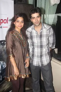 Kinshuk Mahajan and Simran at Ritz Jee Le Ye Pal press meet, Vie Lounge