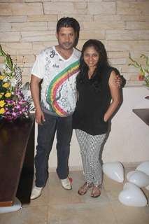 Supriya Kumari and Aditya Lakhia at Birthday party of tv actress Sangeeta Kapure