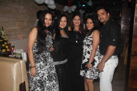 Pragati Mehra, Sushmita Daan and Micckie Dudaaney at Birthday party of tv actress Sangeeta Kapure