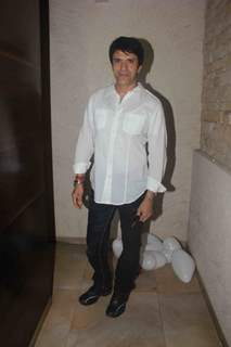 Sooraj Thapar at Birthday party of tv actress Sangeeta Kapure