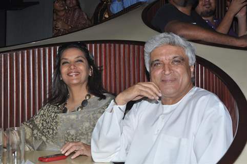 Javed Akhtar and Shabana Azmi at Music launch of film 'Love Breakups Zindagi' in Mumbai