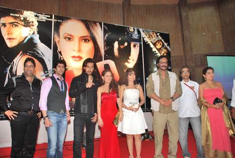 Milind Gunaji and cast at MAD film music launch at Andheri in Mumbai