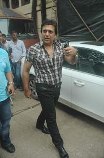 Govinda on the location of film 'Loot' at Chandivali