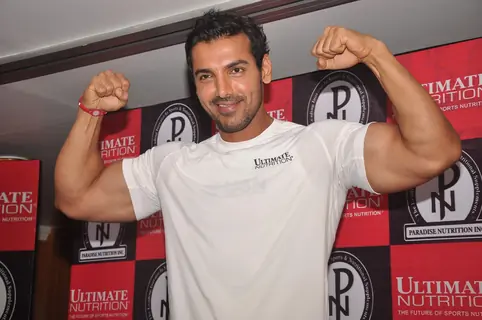 John Abraham launches Ultimate Nutrition at Trdient Nariman Point