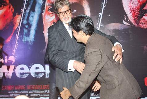 Amitabh Bachchan unveils 'This Weekend' first look at Sun N Sand, Mumbai