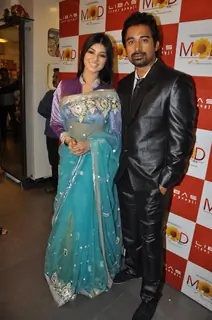 Ayesha Takia and Rannvijay Singh promote their film 'Mod' with unveiling clothes collection designer by Riyaz Gangji