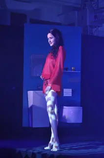 Model walks the ramp in 'Jaquar' bathing fashion show