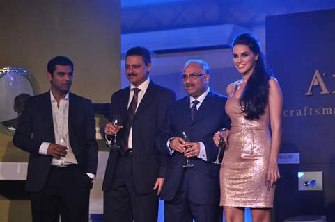 Neha Dhupia as a show stopper in 'Jaquar' bathing fashion show