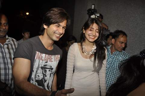 Shahid Kapoor and Anushka Sharma at 'Mere Brother Ki Dulhan' success bash