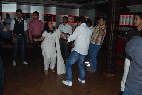 Himani Shivpuri burning the dance floor in 'Beend Banoongaa Ghodi Chadhunga' party