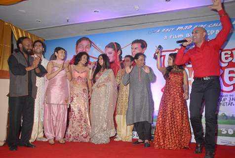 Cast and Crew at Music launch of movie 'Tere Mere Phere'