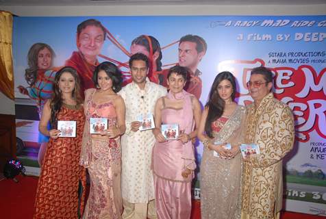 Cast at Music launch of movie 'Tere Mere Phere'