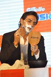 Arjun Rampal at launch of 'Gillette Fusion'