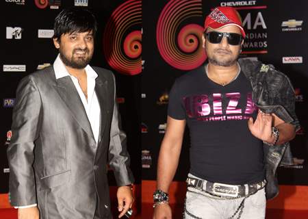 Sajid-Wajid at 'Chevrolet Global Indian Music Awards' at Kingdom of Dreams in Gurgaon