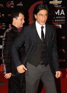 Shah Rukh Khan at 'Chevrolet Global Indian Music Awards' at Kingdom of Dreams in Gurgaon