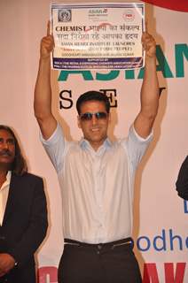 Akshay Kumar at Asian Heart Institute CSR initiative launch at Shanmukhanand Hall in Mumbai