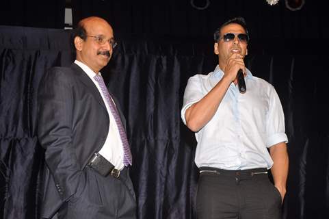 Akshay Kumar at Asian Heart Institute CSR initiative launch at Shanmukhanand Hall in Mumbai