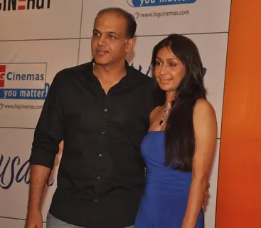 Ashutosh Gowariker with wife Sunita at Premiere of film 'Mausam' at Imax, Wadala in Mumbai