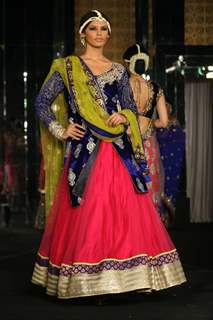 Model walks the ramp for Vikram Phadnis at Aamby Valley City India Bridal Week 2011 Day 1