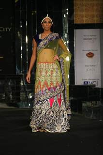 Model walks the ramp for Vikram Phadnis at Aamby Valley City India Bridal Week 2011 Day 1