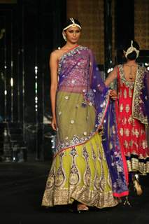 Model walks the ramp for Vikram Phadnis at Aamby Valley City India Bridal Week 2011 Day 1