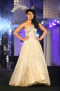 Model walks the ramp for Anjalee and Arjun Kapoor at Aamby Valley City India Bridal Week 2011 Day 1