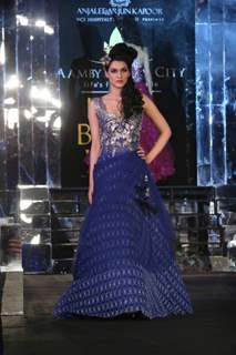 Model walks the ramp for Anjalee and Arjun Kapoor at Aamby Valley City India Bridal Week 2011 Day 1