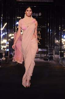 Model walk the ramp in Aamby Valley City India Bridal Week 2011 at Sahara Star