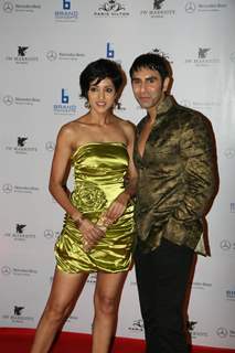 Sandip Soparkar with wife Jesse Randhawa at Paris Hilton party bash at Enigma in Hotel JW Marriott