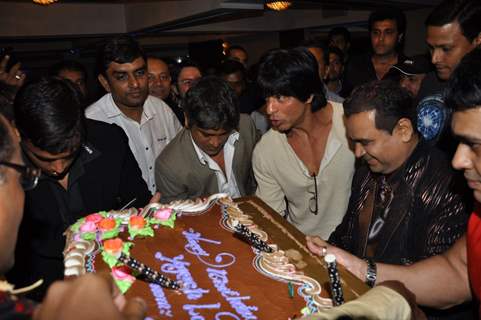 Shah Rukh Khan at Yogesh Lakhani's Birthday celebrations at Hotel Peninsula Grand in Saki Naka, Mumb