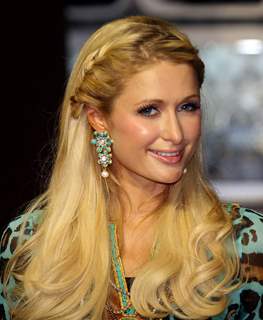 Paris Hilton showcases her line of handbags and accessories at Shoppers Stop at Inorbit Mall in Malad, Mumbai