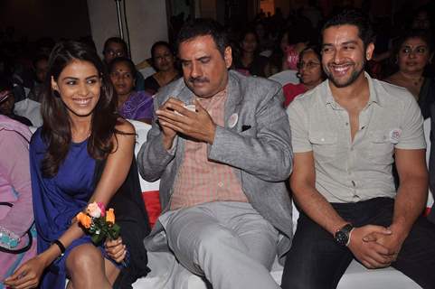 Genelia, Boman & Aftab at CPAA Rose Day meet