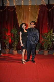 Jai Kalra with wife at ITA Awards at Yashraj studios in Mumbai