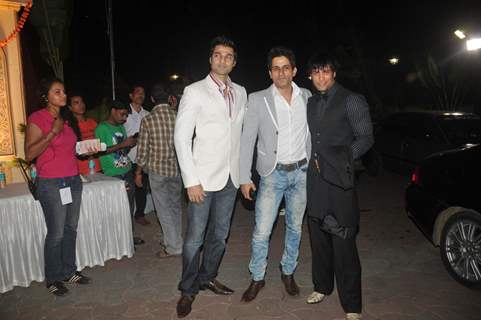 Akashdeep Saigal, Hanif Hilal and Amit Sareen at ITA Awards at Yashraj studios in Mumbai