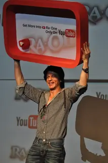 Shah Rukh Khan launched custom built movie channel on YouTube for his upcoming film 'Ra.One'