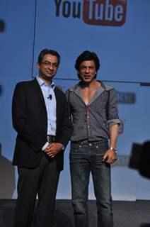 Shah Rukh Khan with Rajan Anandan launched custom built movie channel on YouTube for his upcoming film 'Ra.One'