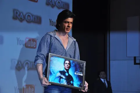 Shah Rukh Khan launched custom built movie channel on YouTube for his upcoming film 'Ra.One'