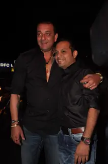 Sanjay Dutt at Ranbir Kapoor's bday and Rockstar bash at Aurus