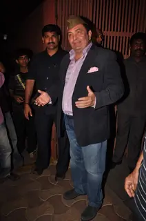 Rishi Kapoor at Ranbir Kapoor's bday and Rockstar bash at Aurus