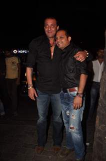 Sanjay Dutt at Ranbir Kapoor's bday and Rockstar bash at Aurus