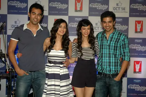 Cast at Mujhse Fraaandship Karoge music showcase at Yashraj Studios