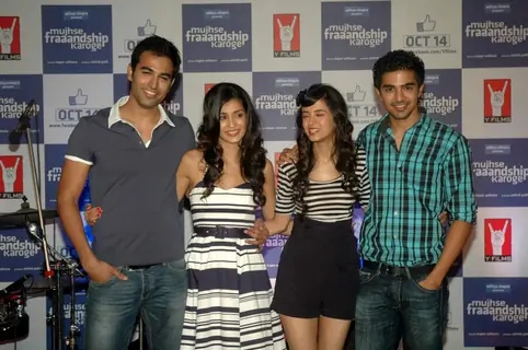 Cast at Mujhse Fraaandship Karoge music showcase at Yashraj Studios